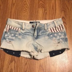 Stars and Strips Jean shorts